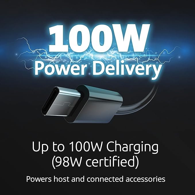 Kensington SD5800T Thunderbolt 4 and USB4 Quad 4K Display Docking Station, 100W Charging, 2 x HDMI, 2 x DP, 2.5G Ethernet, Card Readers, for Windows/MacOS (K32856NA)