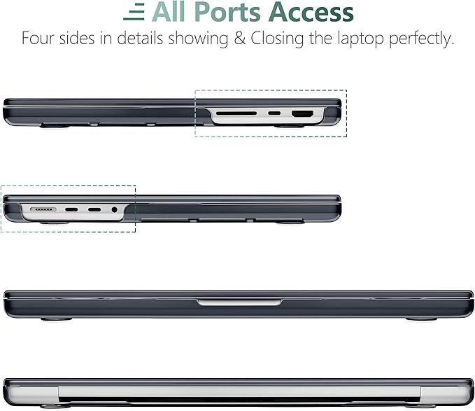 DONGKE for M4 MacBook Pro 16 Inch Case 2024 2023 2021 A3403 A3186 M3 A2991 M2 A2780 M1 A2485 Pro/Max Chip, Plastic Hard Shell Case & Keyboard Cover for Mac Pro 16 with Touch ID, Leopard & Cherry