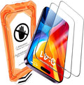 UniqueMe for iPhone 14 Pro Screen Protector - [Military Grade Shatterproof & 9H+ Hardness] Screen Protector 14 Pro Tempered Glass Full Coverage Protection, Easy Installation, 2 Packs