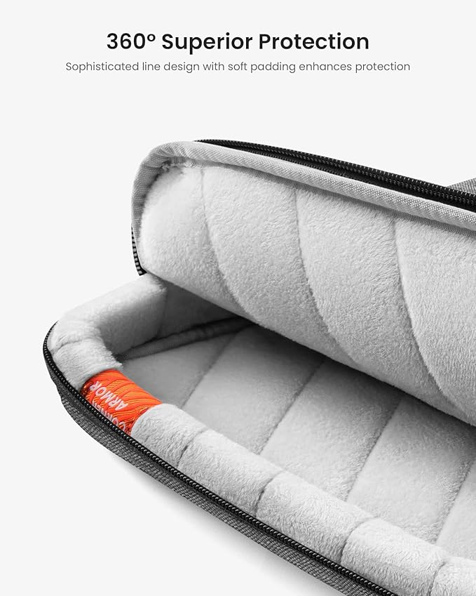 tomtoc 360 Protective Laptop Carrying Case for 15.6-16.2 Inch Acer Aspire 5/7, Lenovo Legion 5i Pro Gen 7, The Razer Blade 17, Dell Inspiron 16/XPS 17, LG Gram 17, More Asus Thinkpad Chromebooks