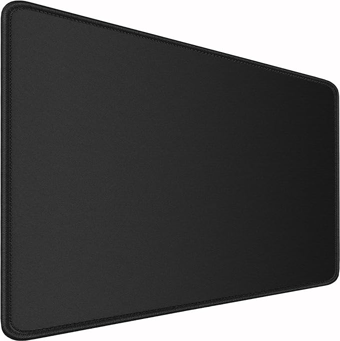 Large Mouse Pad, 35.42x15.7 inch Large Gaming Non-Slip Mousepad, Water Resist Computer Keyboard Mouse Mat Rubber Base Long Desk Mouse Pad for Work & Gaming, Office & Home, Black