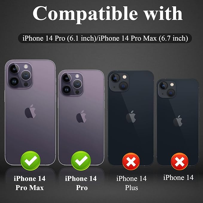 YWXTW Designed for iPhone 14 Pro Max Camera Lens Protector, for iPhone 14 Pro Camera Lens Protector, Individual Metal Anti Scratch HD Clear Case Friendly Tempered Glass Camera Cover, 1 Set (Silver)