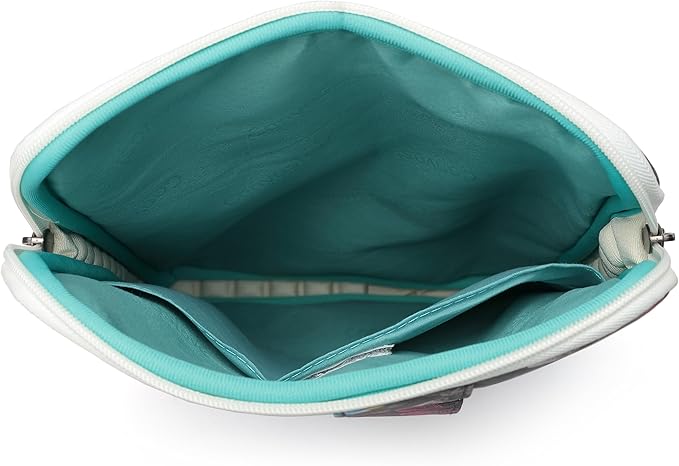 Canvaslove Floral Laptop Sleeve Case, Cushioned with Handle and Pocket for 16 inch Laptop (Purple Lotus)