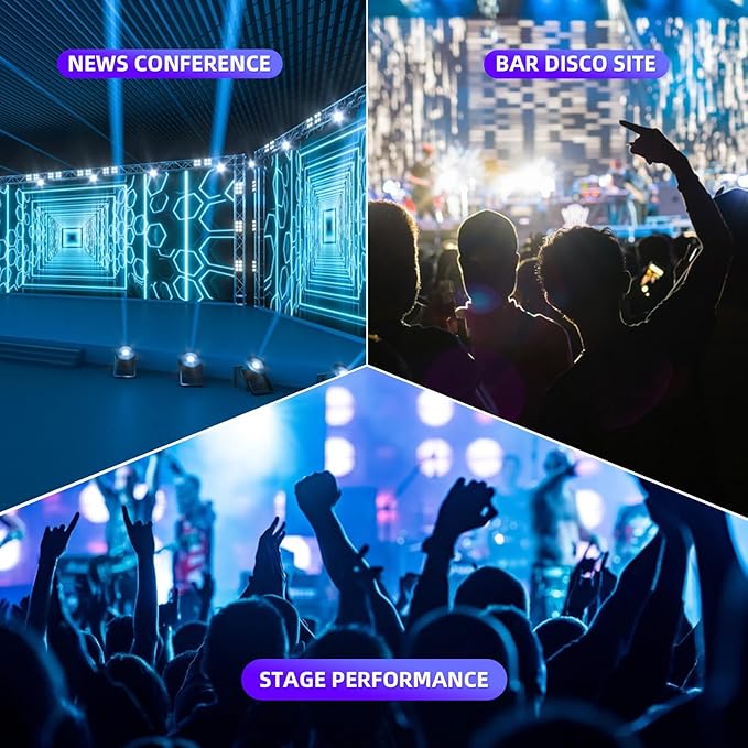 DJ Lights Stand 2 Pack, Heavy Duty DJ Stand, Portable Par Can Tripod Stage Light Stand Adjustable Height 41-95 Inch, DJ Lighting T Bar Suitable for Stages, Bar, Banquet, Party