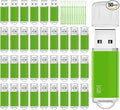 1GB Flash Drive 50 Pack USB 2.0 Flash Drives USB Bulk Thumb Drive Memory Stick Fat 1GB Jump Drives Multipack with Lanyard (Green 50 Packs 1 GB)