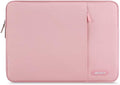 MOSISO Laptop Case 13 inch, 13 inch Laptop Sleeve Compatible with MacBook Air M4 M3 M2 M1 2025-2018 / Pro M2 M1 2025-2016, Polyester Vertical Computer Sleeve Bag with Pocket, Pink