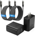 45W Super Fast Charger Type C, [2 Pack] 45 Watt USB-C Charger PD/PPS Wall Charging Block for Samsung Galaxy S25 Ultra/S25+/S25/S24/S23 Ultra/S23+/S22 Ultra/S22+/S20 Ultra, Tab S8(with 2X 10ft Cable)