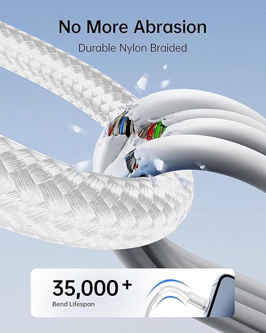 Multi Charging Cable 2Pack 6FT, 3 in 1 Charger Cable Braided Universal Phone Charging Cord with Lightning/Type C/Micro USB Ends, Multiple USB Cable for iPhone/Samsung/Google Cell Phones and More