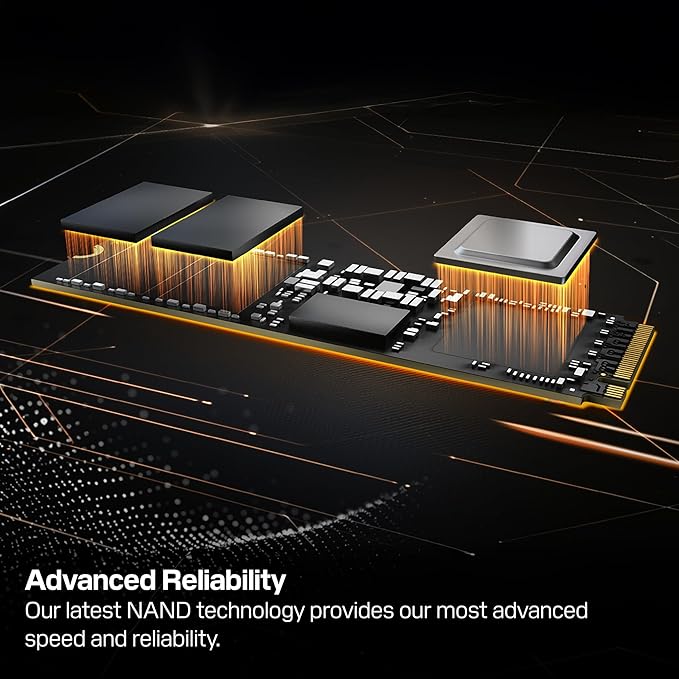 WD_BLACK 4TB SN8100 NVMe SSD Internal Solid State Drive - Gen 5 PCIe 5.0x4, M.2 2280, Seq. Read Speeds Up to 14,900 MB/s, Best for AI Applications, Gaming, and Video Editing - WDS400T1X0M