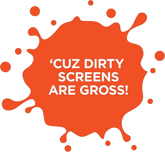 WHOOSH! Screen Shine Go - 1 fl oz Refillable Screen Cleaner Kit with Microfiber Cloth for MacBook, Phone, iPad & Eyeglasses - Powerful Streak-Free Cleaning - Pocket-Sized, TSA-Approved for Travel