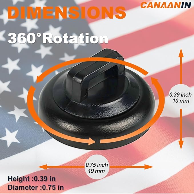 Magnet Zip Tie Mount Clips Magnetic Zip Ties Mount Base Holder Strong Wire Cable Holder Mount Wire Clips Management for Home Office Marine Electrical Wiring (D19 10 Pcs)