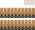 EASTBULL 4GB USB Flash Drive Bulk Thumb Drives 20 Pack with Lanyards USB 2.0 Memory Sticks Zip Drive Pen Drive for Storage and Backup Gold 20PCS 4GB