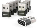 USB to USB C Adapter - iPhone 15, 16 Charging and Data Converter Type C Female to Type A Male, Compatible with Samsung Galaxy, iPad, Apple Watch