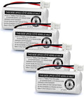 XUNTU BT162342/BT262342 2.4V 600mAh Ni-MH Cordless Phone Battery Pack BT166342/BT266342 BT183342/BT283342 Compatible with EL52351 TL90070 CS5119 DS6511 DS6722 LS6305 Handset (4 Pack)