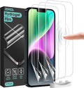 3 Pack Flexible Film Screen Protector for iPhone 14 Plus/ 13 Pro Max, Non-breakable Soft TPU Hydrogel Film for iPhone 14 Plus/ 13 Pro Max Screen Protector Film (NOT Glass)