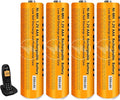 4 Pack NI-MH AAA Rechargeable Battery for Panasonic, 1.2V 550mah AAA Rechargeable Batteries for Panasonic Cordless Phones Handset, Remote Controls, Electronics