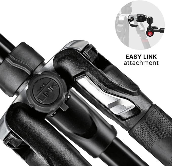 Manfrotto Befree Advanced Camera Tripod Kit Compatible with Sony Alpha7 and Alpha9 Cameras, Tripod Travel Kit with Ball Head and Lever Closure, Aluminium Tripod for Camera Accessories, DSLR,Mirrorless