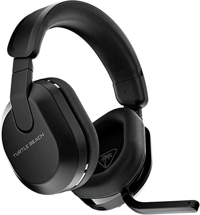 Turtle Beach Stealth 600 Wireless Multiplatform Amplified Gaming Headset for PC, PS5, PS4, & Mobile – Bluetooth, 80-Hr Battery, Noise-Cancelling Flip-to-Mute Mic, Waves 3D Audio –Black