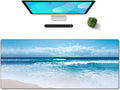 Galdas Gaming Mouse Pad XXL XL Large Long Extended Big Mousepad Non-Slip Rubber Keyboard Mouse Pad with Stitched Edges for Laptop Home Office (31.5x11.8x0.08 Inch) … (Wave 2025)