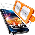 TOCOL for iPhone 14 Screen Protector 9H Hardness Military Grade Shatterproof HD Tempered Glass Full Coverage Easy Installation Case Friendly 2 Pack