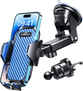 VANMASS [Longest Lasting] True Military-Grade Car Phone Holder Strongest Suction & Clip Cell Mount Dashboard Windshield Vent Automobile Cradle Truck Accessories for iPhone 16 15 Pro Max 14 13 Android