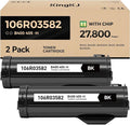 VersaLink B400 B405 106R03582 Black Toner Cartridge 2-Pack Replacement for Xerox 106R03580 106R03584 Toner Compatible with Xerox VersaLink B400 B400N B400DN B405 B405N B405DN Laser Printer Ink Copier