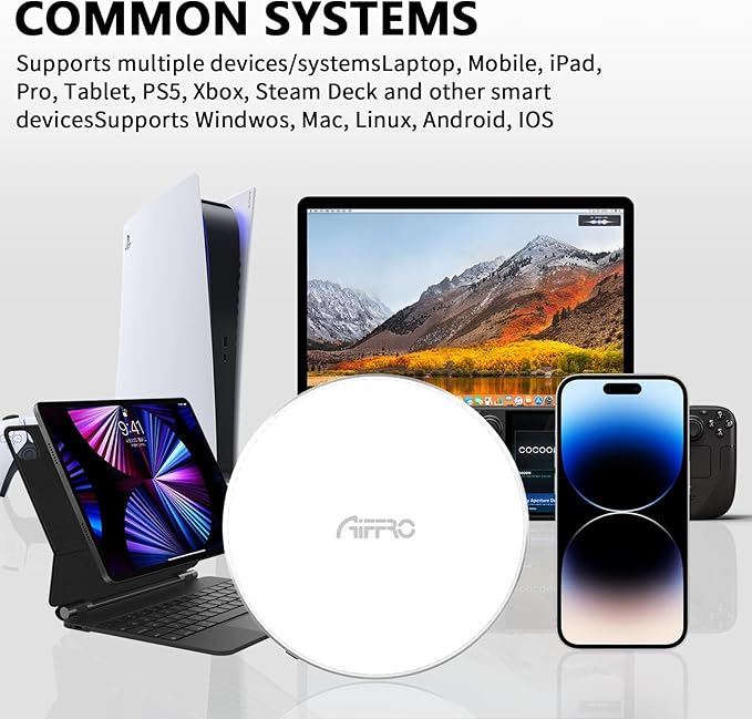 P10 Magnetic PSSD ，For iphone MagSafe Portable SSD, Upto 2000MB/s-Type-C, SM2320，USB 3.2 Gen 2x2 20Gbps, Connectivity, Updated Firmware - Portable Magnetic External Solid State Solution (Black-1T)