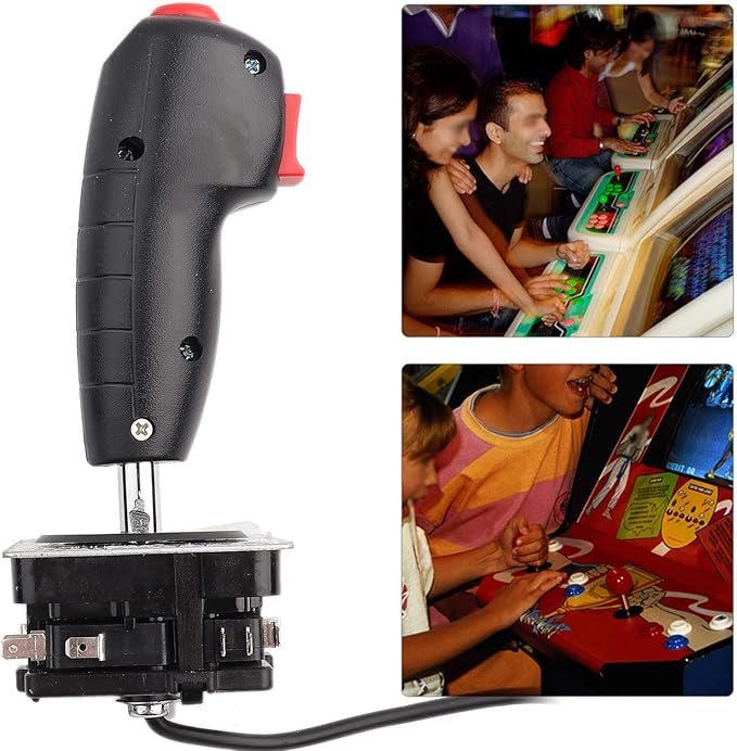 TOPINCN 8 Way Flight Joystick with Top Fire Button, Game Controller Kit for Simulation
