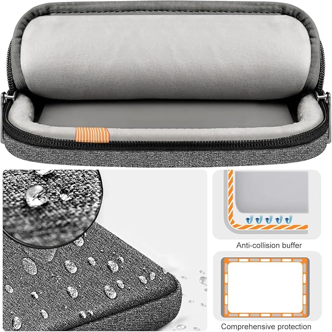 ZINZ Laptop Case 15 15.6 16 inches Sleeve Slim Briefcase Spill-Resistant Handbag for Most Popular 15" 15.6" 16" Notebooks，G01BK02