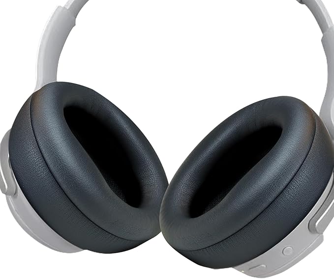 Replacement Earpads for Microsoft Surface Headphones 1 2 Wireless Noise Cancellation Headsets,Ear Pads Cushions with High-Density Noise Isolation Foam,Soft Protein Leather-Black
