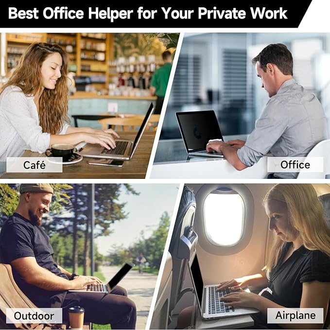 17.3 Inch 1920x1080 Laptop Privacy Screen Filter, Anti Blue Light Glare & Anti Scratch Computer Privacy Shield for 17.3" with 16:9 Aspect Ratio Laptop