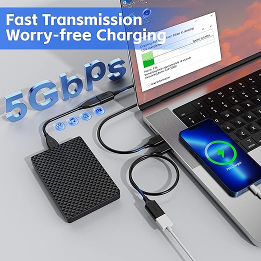 USB Extender Cord 10FT(3 Pack), USB 3.0 Extension Cable, USB A Male to Female, Compatible for USB Flash Drive, Hard Drive, Card Reader, Webcam, Printer, Keyboard, Mouse, Playstation, Xbox, VR Headset