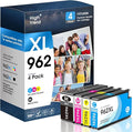 962XL Ink Cartridges Combo Pack Compatible for HP 962 Ink Cartridges Works with HP Officejet Pro 9015/9015e 9025/9025e 9020/9020e 9018/9018e 9010/9010e OfficeJet 9012/9012e (BK C M Y)