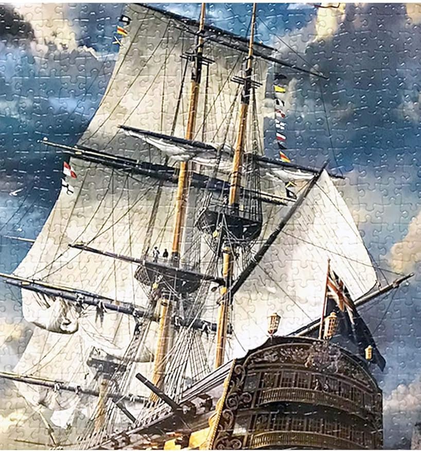 1000 Piece Jigsaw Puzzle, The Great Voyage Puzzle for Adults and Kids Children Educational Toys (The Great Voyage)