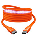 Statik MagStack Pro USB C to USB C Cable, Magnetic Type C Charger Fast Charging Cord, On The Go Magnetic Charging Cable for Car, Compatible with 16 Pro Max, 15, Galaxy S21 S20 Ultra, Orange 100W 3FT