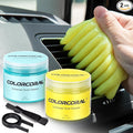 COLORCORAL Car Cleaning Gel 2Pack Car Clean Putty, Universal Car Interior Cleaner Slime, Perfect Keyboard Cleaning Kit Supplies, Auto Detailing Tools Accessories, Dust Remover Gifts for Men Women