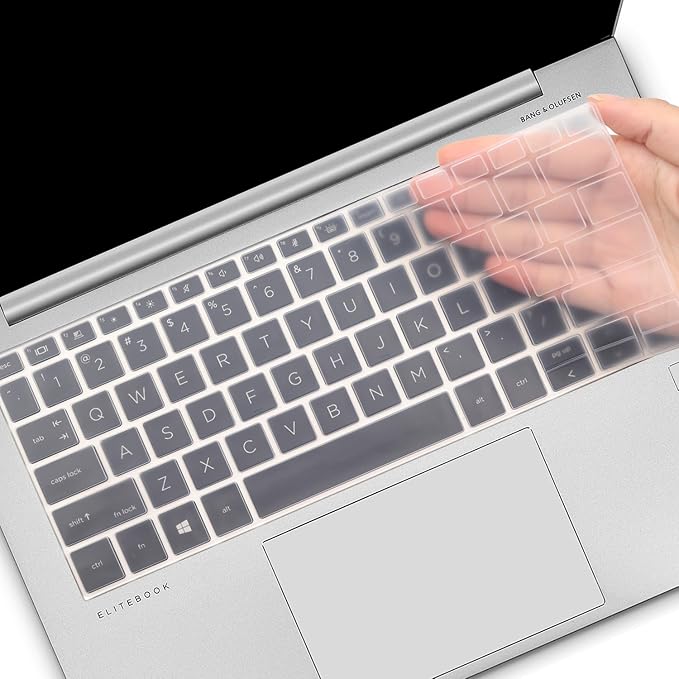 Keyboard Cover for HP EliteBook 840 G9 G10 G11 14 inch, EliteBook 830 835 840 1040 G9 G10 13.3 14 inch Laptop Accessories Keyboard Protective Skin (Not fit 840 845 1040 G8 G7 G6 G5 G4 G3)-Clear