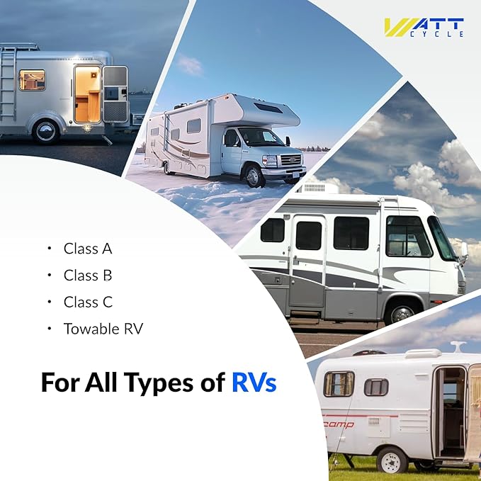 12V 100Ah LiFePO4 Lithium Battery 4 Pack - BCI Group 24, 15000 Cycles, Built-in 100A BMS, Low-Temperature Protection - Ideal for RVs, Golf Cart, Home Energy Storage, Marine (4 Pack)