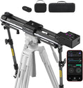 Zeapon Micro4 E700 Double Distance Motorized Camera Slider, High-Speed Low Noise Motor 10-26Lbs Payload, 30''/77cm Compact Slider with Carrying case, LCD Screen, App Control, Smooth Damping Design