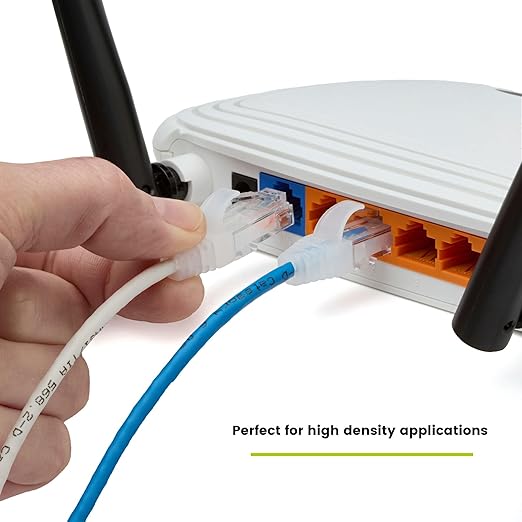 TRUECABLE Cat6 Component Rated Patch Cable, Unshielded (U/UTP), 3ft, White, 28AWG Solid Copper, Snagless 10G High-Speed Ethernet Cable, PoE++ 4PPoE 100W, UL Listed, RoHS-3, 1 Pack