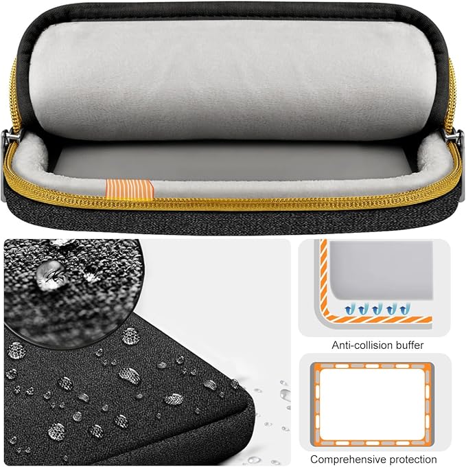 Hseok Ultra-Slim Laptop Case 17 17.3 inches Sleeve Protective PC Briefcase for Commuting and Business Trip，Yellow