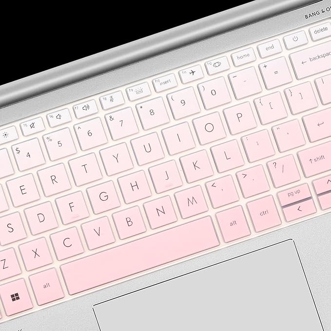 Keyboard Cover for HP EliteBook 830 835 840 845 1040 G9 G10 2023 2022 13.3 14 inch Laptop Accessories Keyboard Protective Skin (Not fit The 830/840/845/1040 G8 G7 G6 G5 G4 G3) -Ombrepink