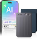 Plaud Note AI Voice Recorder, AI Note Taking Device, Transcribe & Summarize, Support 112 Languages, 64GB Navy Blue Digital Audio Recorder for Lectures, Meetings, Calls, with Magnetic Dark Blue Case