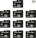 Micro Center 32GB Class 10 MicroSDHC Flash Memory Card 10 Pack with Adapter for Mobile Device Storage Phone, Tablet, Drone & Full HD Video Recording - 80MB/s UHS-I, C10, U1 (10 Pack)