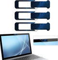 Webcam Cover, 3 Pieces, Laptop Camera Cover, Privacy Shielding Capacity is Twice as Big as The Traditional, Suitable for Computer Mobile Phones, laptops, Tablets and so on (The Starry Sky)