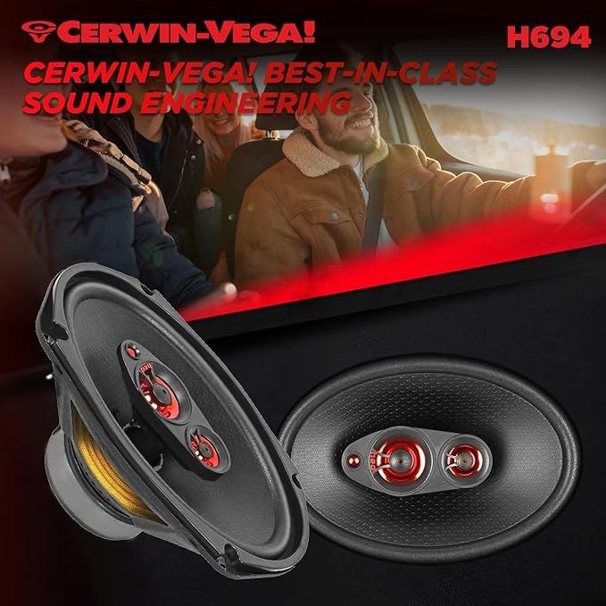 CERWIN-VEGA! HED 2025 Edition – 6.94” 2-Way Coaxial Full Range Speaker System - H694