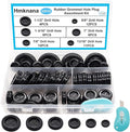 53PCS Rubber Grommets for Wiring, Rubber Grommet Kit in 6 Assorted Drill Hole Sizes 5/8" 13/16" 7/8" 1" 1-3/16" 1-1/2", Two-Sided Rubber Hole Plug for Protecting Wires