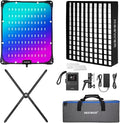NEEWER 115W Flexible LED Video Light, Studio RGB Panel Light Mat Kit with Softbox APP/2.4G/DMX Control 2500K-10000K 14700lx/0.5m CRI96+, Key Lighting for Photography Streaming Video Recording, FL100C
