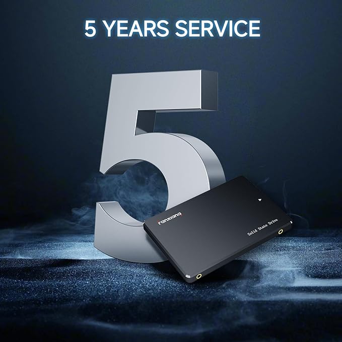 S101 4TB SSD SATA III 6Gb/s 2.5" Internal Solid State Drive, Read Speed up to 550MB/sec, 3D NAND SLC Cache for Laptop and PC Desktops(Black)