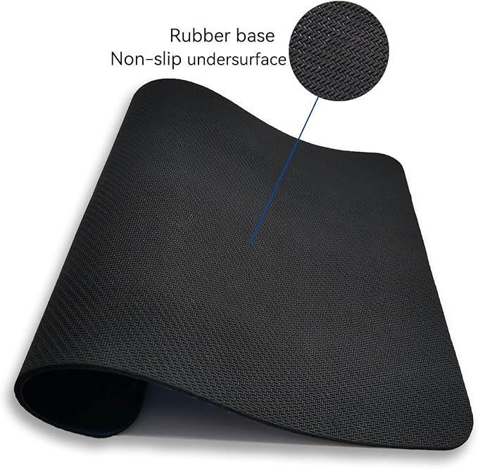 Beautiful Lake and Mountains at Sunset Mouse Pad Mat Rectangle Non-Slip Rubber Base Computer Mousepad
